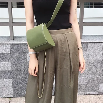 Fashion 2019 Small Waist Bags PU Leather Semi-circular Women Bags Girls Phone Shoulder Crossbody Bag Lady Chain Clutch Green
Fashion 2019 Small Waist Bags PU Leather Semi-circular Women Bags Girls Phone Shoulder Crossbody Bag Lady Chain Clutch Green