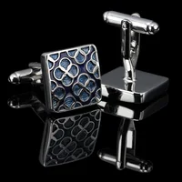 WN Luxury shirt cufflinks for mens Brand cuff button de manchette Colorful cuff links High Quality abotoaduras Jewelry image