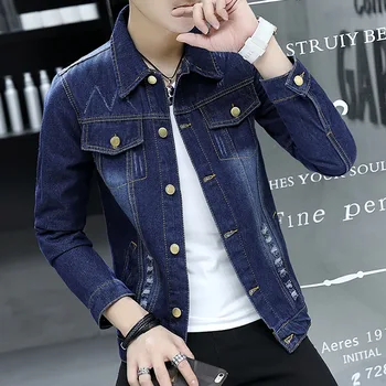 2020 the new men's cultivate one's morality denim jacket teenagers hole leisure fashion denim jacket
2020 the new men's cultivate one's morality denim jacket teenagers hole leisure fashion denim jacket