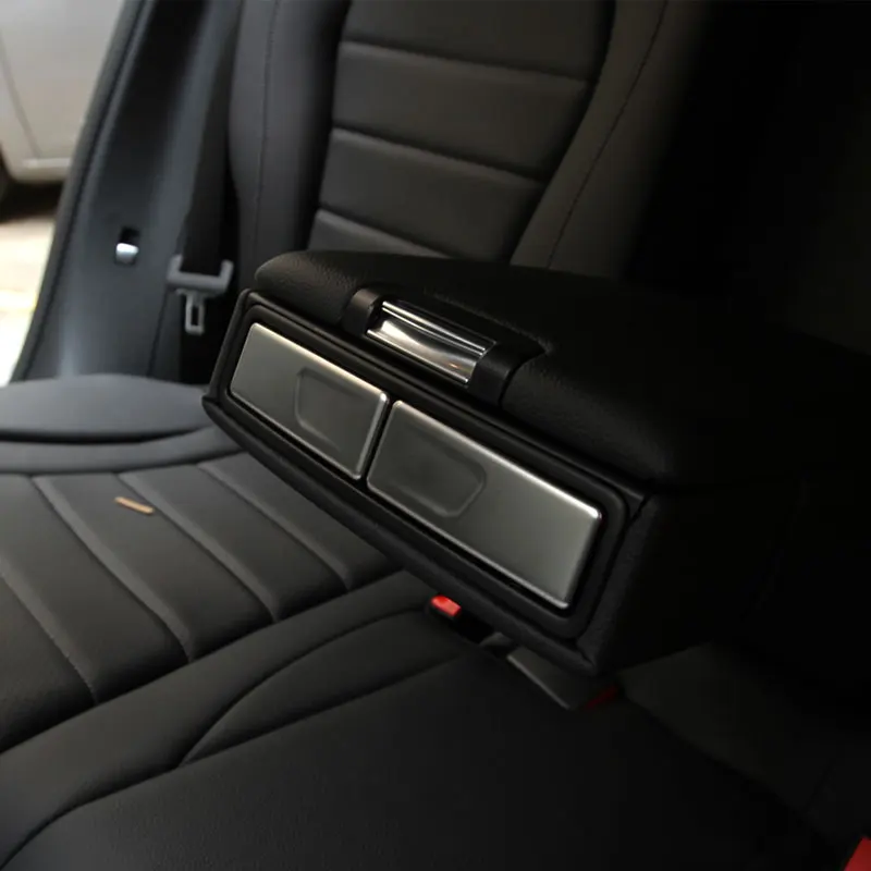 2PCS Car Styling Rear Seat Water Cup Holder Trim Armrest Box Sticker For Mercedes Benz C Class AMG W205 GLC 200 260 300 X253
2PCS Car Styling Rear Seat Water Cup Holder Trim Armrest Box Sticker For Mercedes Benz C Class AMG W205 GLC 200 260 300 X253