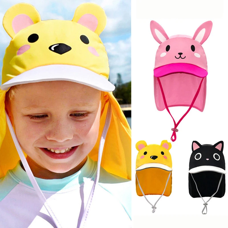 4-10 Years Children's Summer Beach UV Cut Cap Baby Hat Boys Girls Kids Swimming Cap Breathable Neck Protection Outdoor Sun Hat
4-10 Years Children's Summer Beach UV Cut Cap Baby Hat Boys Girls Kids Swimming Cap Breathable Neck Protection Outdoor Sun Hat