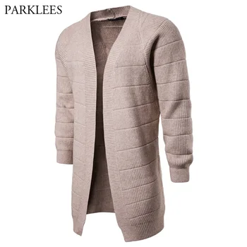 Mens Longline Open Front Cardigan Sweaters 2018 Autumn New Men Solid Color Knitwear Slim Knitted Cardigans Sweaters Drape Cape
Mens Longline Open Front Cardigan Sweaters 2018 Autumn New Men Solid Color Knitwear Slim Knitted Cardigans Sweaters Drape Cape