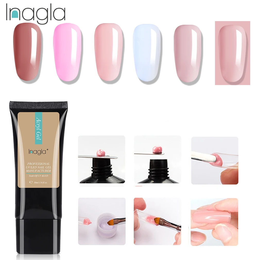 Inagla 30g Crystal Extend UV Nail Gel Extension Builder Led Gel Nail Art Gel Lacquer Jelly Acrylic Builder UV Nail Art Polygel
Inagla 30g Crystal Extend UV Nail Gel Extension Builder Led Gel Nail Art Gel Lacquer Jelly Acrylic Builder UV Nail Art Polygel