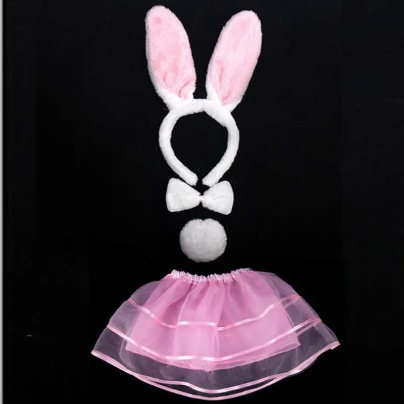 Kids Girl Pink White Animal Rabbit Cosplay Bunny Costume Party Halloween Christmas, Headband Tie Tail Tutu Dress
Kids Girl Pink White Animal Rabbit Cosplay Bunny Costume Party Halloween Christmas, Headband Tie Tail Tutu Dress