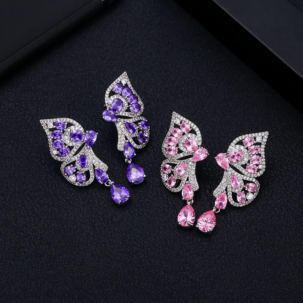 jankelly Fashion Cubic Zirconia butterfly shape Big Long Earring For Women Jewelry Wedding Brincos boucle d'oreille
jankelly Fashion Cubic Zirconia butterfly shape Big Long Earring For Women Jewelry Wedding Brincos boucle d'oreille