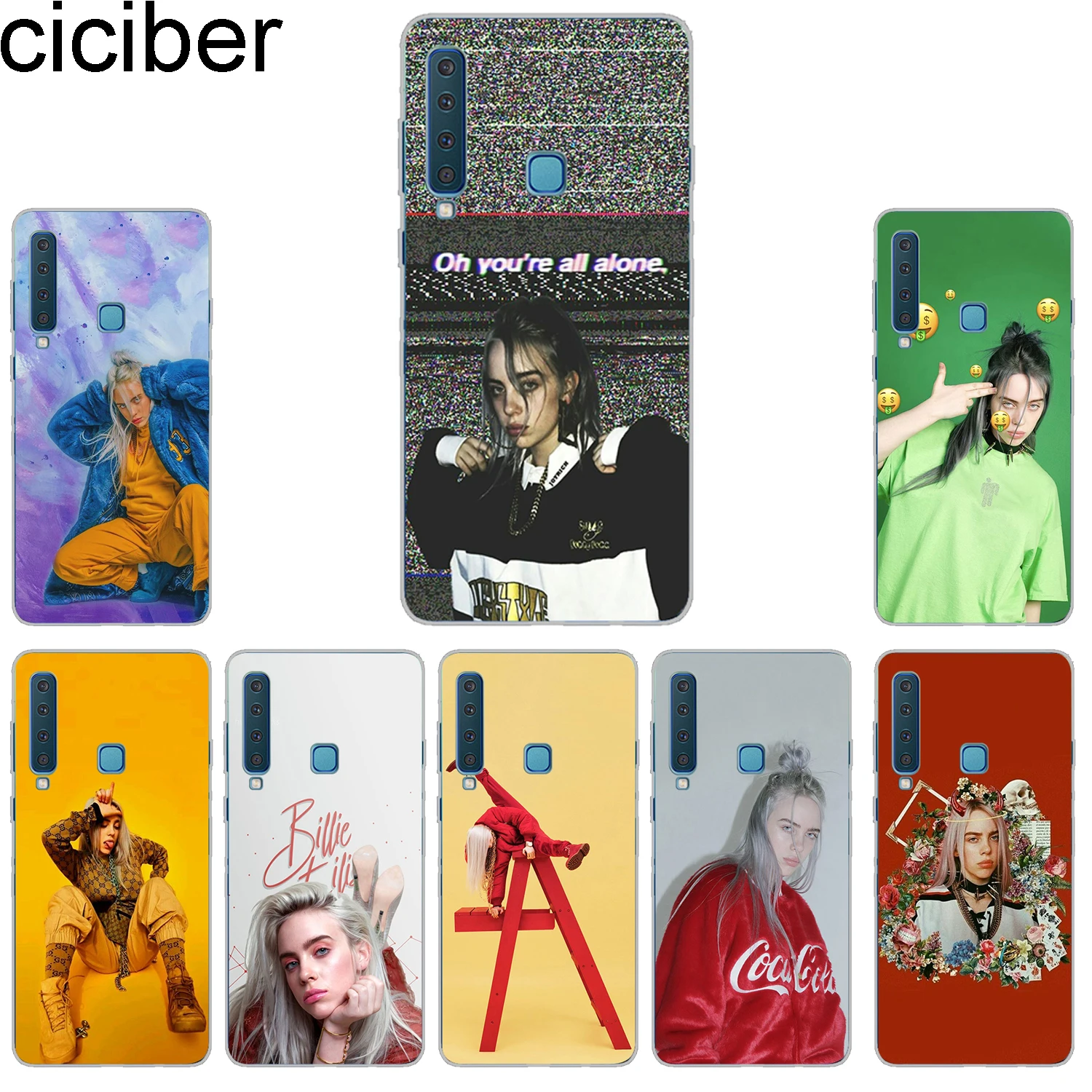 ciciber Phone Case for Samsung Galaxy A6 A8 A7 A9 Plus 2018 Star Soft TPU Cover for Samsung A5 A3 2016 2017 A6S Billie Eilish
ciciber Phone Case for Samsung Galaxy A6 A8 A7 A9 Plus 2018 Star Soft TPU Cover for Samsung A5 A3 2016 2017 A6S Billie Eilish