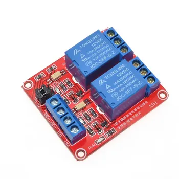 12V 2 Channel 4 Road Relay Module with Optocoupler Isolation Supports High and Low Trigger
12V 2 Channel 4 Road Relay Module with Optocoupler Isolation Supports High and Low Trigger