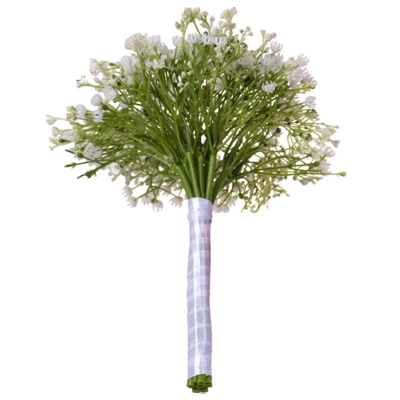 opening promotion-Wedding Bridal Bouquet Artificial Flowers Gypsophila Flower Simulation Starry Decorating Party Home | Дом и сад