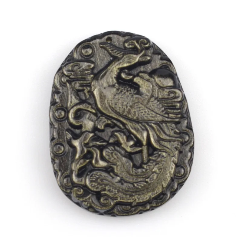 Gold Obsidian Pendant Natural Stone Pendant Carved Phoenix Pendant For Women For Gift Free Obsidian Necklace Free Shipping
Gold Obsidian Pendant Natural Stone Pendant Carved Phoenix Pendant For Women For Gift Free Obsidian Necklace Free Shipping