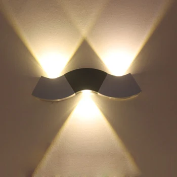 Modern Up and down Led Wall Light Lamp 3W 300lm White AC85-265V Wave sample styple wall spotlight surface mounted Home
Modern Up and down Led Wall Light Lamp 3W 300lm White AC85-265V Wave sample styple wall spotlight surface mounted Home