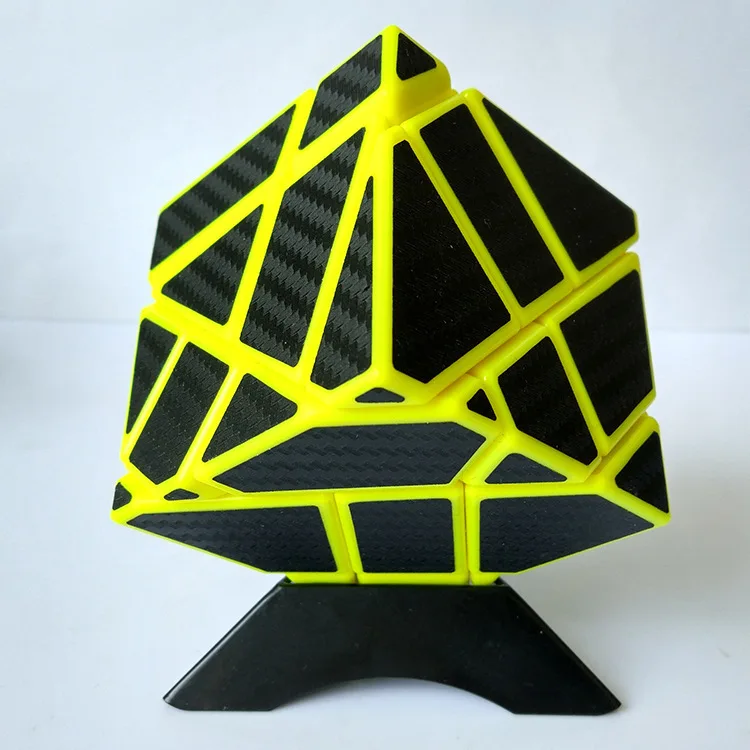 Strange Shape Cube Carbon Fiberb Sticker 3*3*3 Ghost Magico Cube Puzzle Speed Cube For Children Cube Toys Christmas gift
Strange Shape Cube Carbon Fiberb Sticker 3*3*3 Ghost Magico Cube Puzzle Speed Cube For Children Cube Toys Christmas gift