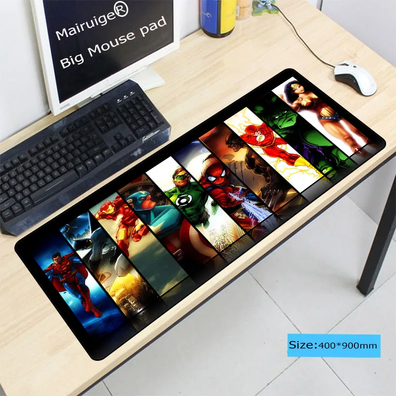 Mairuige Iron Man Large Gaming Mouse Pad Gamer Locking Edge Keyboard Mouse Mat Gaming Desk Mousepad for CS GO LOL Dota Game
Mairuige Iron Man Large Gaming Mouse Pad Gamer Locking Edge Keyboard Mouse Mat Gaming Desk Mousepad for CS GO LOL Dota Game