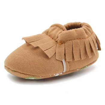 Newborn Baby Shoes Cotton Fabric Slip-on Prewalkers Toddlers Sapatos For Baby Boy Girl Fringe Anti-slip First Walkers
Newborn Baby Shoes Cotton Fabric Slip-on Prewalkers Toddlers Sapatos For Baby Boy Girl Fringe Anti-slip First Walkers