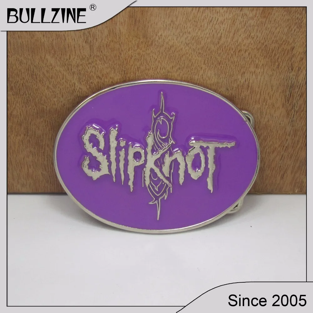 The Bullzine slipknot belt buckle silver finish with purple enamel FP-01978-2 suitable for 4cm width snap on belt
The Bullzine slipknot belt buckle silver finish with purple enamel FP-01978-2 suitable for 4cm width snap on belt