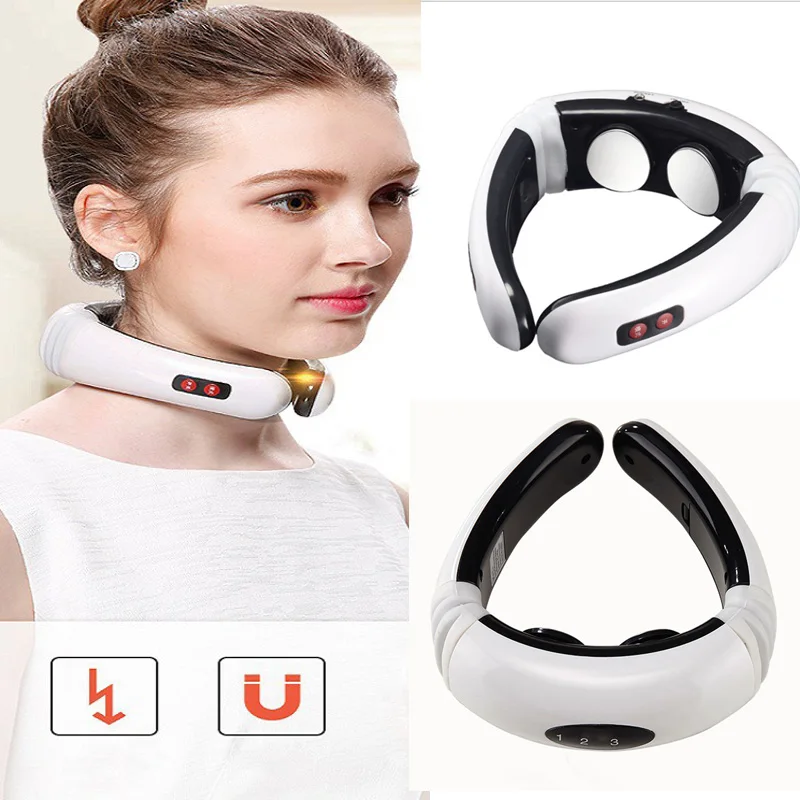 New Electric Pulse Back and Neck Massager Far Infrared Heating Pain Relief Tool Health Care Relaxation Drop Shipping
New Electric Pulse Back and Neck Massager Far Infrared Heating Pain Relief Tool Health Care Relaxation Drop Shipping