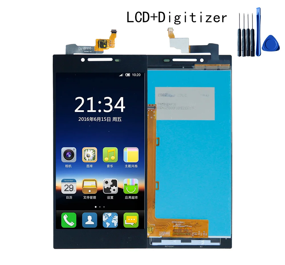 ЖК дисплей с дигитайзером сенсорного экрана в сборе для Lenovo P70 A P70A P70|Экраны