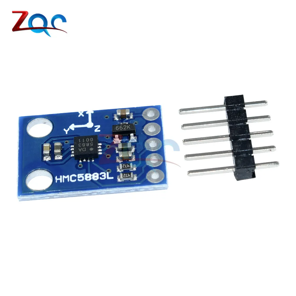 GY-273 DC 3V-5V HMC5883L Triple Axis Compass Magnetometer Sensor Module Three Axis Magnetic Field Module For Arduino
GY-273 DC 3V-5V HMC5883L Triple Axis Compass Magnetometer Sensor Module Three Axis Magnetic Field Module For Arduino