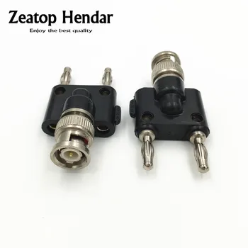 50Pcs BNC Male to Two Dual Double Binding Post 4mm Banana Male Connector Plug Test Adapter
50Pcs BNC Male to Two Dual Double Binding Post 4mm Banana Male Connector Plug Test Adapter