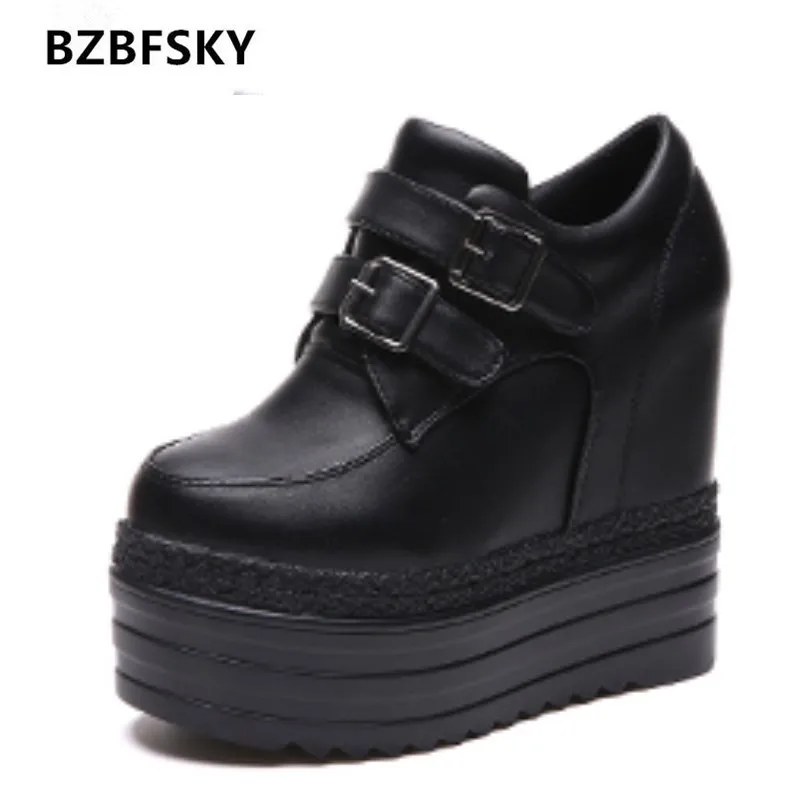 2019 Autumn Woman Height Increasing High Heels Platform Shoes Women Breathable Sneakers High Top White Casual Shoes 13CM Heels
2019 Autumn Woman Height Increasing High Heels Platform Shoes Women Breathable Sneakers High Top White Casual Shoes 13CM Heels