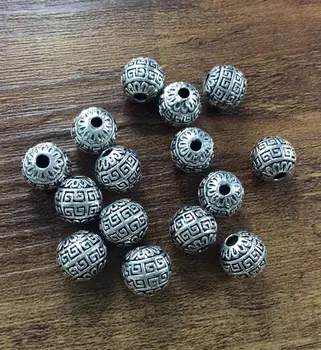 20 pcs 9mm Tibetan ,Antique Silver Beads , Metal Beads , Metal Spacer, Tibetan Style Beads , Crafted supplies findings,diy
20 pcs 9mm Tibetan ,Antique Silver Beads , Metal Beads , Metal Spacer, Tibetan Style Beads , Crafted supplies findings,diy