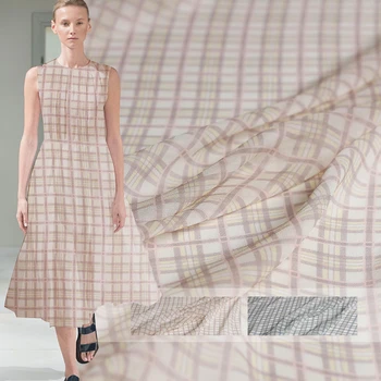 Pearlsilk 8momme Plaid Digital Printed Georgette Silk 100% Silk Materials Shirt Dress DIY clothes fabrics Freeshipping
Pearlsilk 8momme Plaid Digital Printed Georgette Silk 100% Silk Materials Shirt Dress DIY clothes fabrics Freeshipping