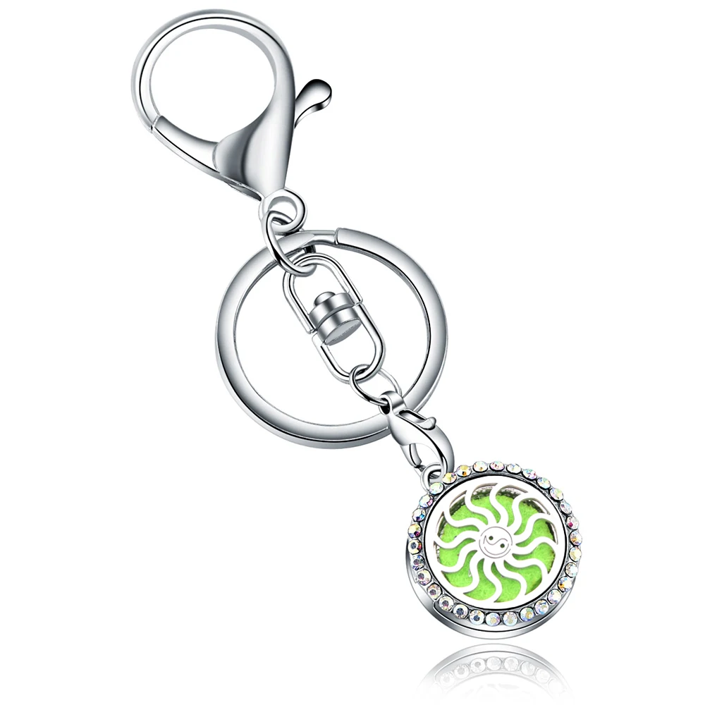 Stainless Steel Sun shape AB Full Rhinestone Perfume KeyChain Essential Oil Diffuser Perfume Aromatherapy Locket Key Chain
Stainless Steel Sun shape AB Full Rhinestone Perfume KeyChain Essential Oil Diffuser Perfume Aromatherapy Locket Key Chain