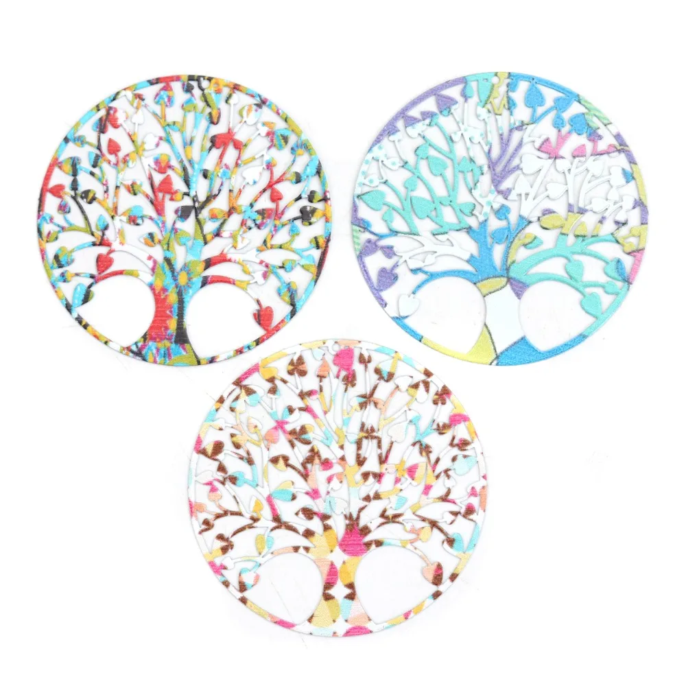 DoreenBeads Fashion Iron Based Alloy Filigree Stamping Connectors Round Multicolor Tree of Life DIY Charms 5.5cm Dia, 5 PCs
DoreenBeads Fashion Iron Based Alloy Filigree Stamping Connectors Round Multicolor Tree of Life DIY Charms 5.5cm Dia, 5 PCs