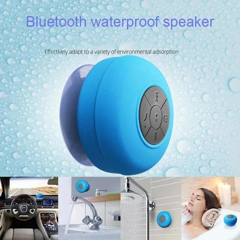 EHEH Potable wireless bluetooth speakes Mini waterproof speaker for iphone android MP3 Handfree car speaker sucker rechargeable
EHEH Potable wireless bluetooth speakes Mini waterproof speaker for iphone android MP3 Handfree car speaker sucker rechargeable