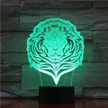 Touch/Remote Control Lion Night Light LED Vision Stereo Acrylic Panel Table Decoration 7 Colors Change Bedroom Lamp GX1629
Touch/Remote Control Lion Night Light LED Vision Stereo Acrylic Panel Table Decoration 7 Colors Change Bedroom Lamp GX1629