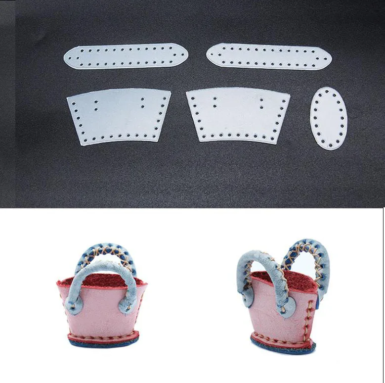 2019 DIY leather craft Mini bag Small food basket Pendant sewing pattern pvc template
2019 DIY leather craft Mini bag Small food basket Pendant sewing pattern pvc template