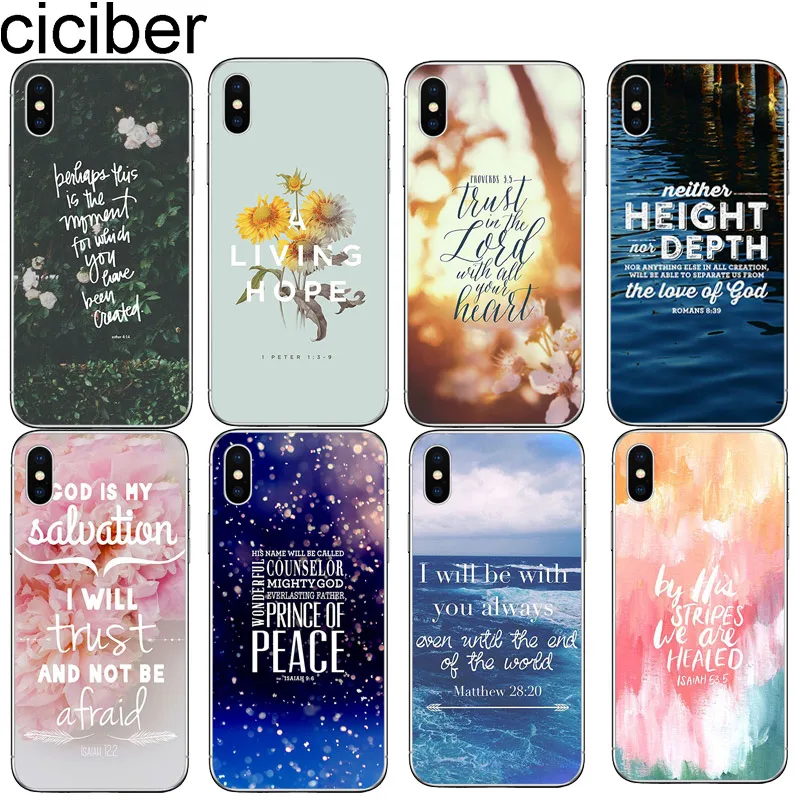 cicibers Bible verse Philippians Phone Case for iphone 11 Pro Max 7 8 6 S Plus 5 5S SE X XR XS MAX Soft Silicone TPU Cover Coque
cicibers Bible verse Philippians Phone Case for iphone 11 Pro Max 7 8 6 S Plus 5 5S SE X XR XS MAX Soft Silicone TPU Cover Coque