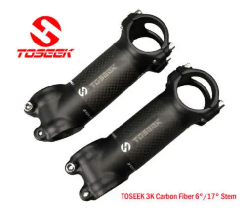 TOSEEK 31.8*28.6*60/70/80/100/110/120mm Bike Stem Al Alloy+3k Carbon Fibre Cover MTB Mountain Road Bicycle Stems High-quality
TOSEEK 31.8*28.6*60/70/80/100/110/120mm Bike Stem Al Alloy+3k Carbon Fibre Cover MTB Mountain Road Bicycle Stems High-quality