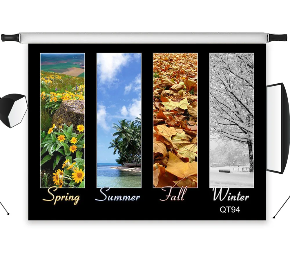 LB Polyester & Vinyl Four Seasons Forest Landscape Puzzle Studio Backdrop Photography Photo Props Photographic Background Decor
LB Polyester & Vinyl Four Seasons Forest Landscape Puzzle Studio Backdrop Photography Photo Props Photographic Background Decor