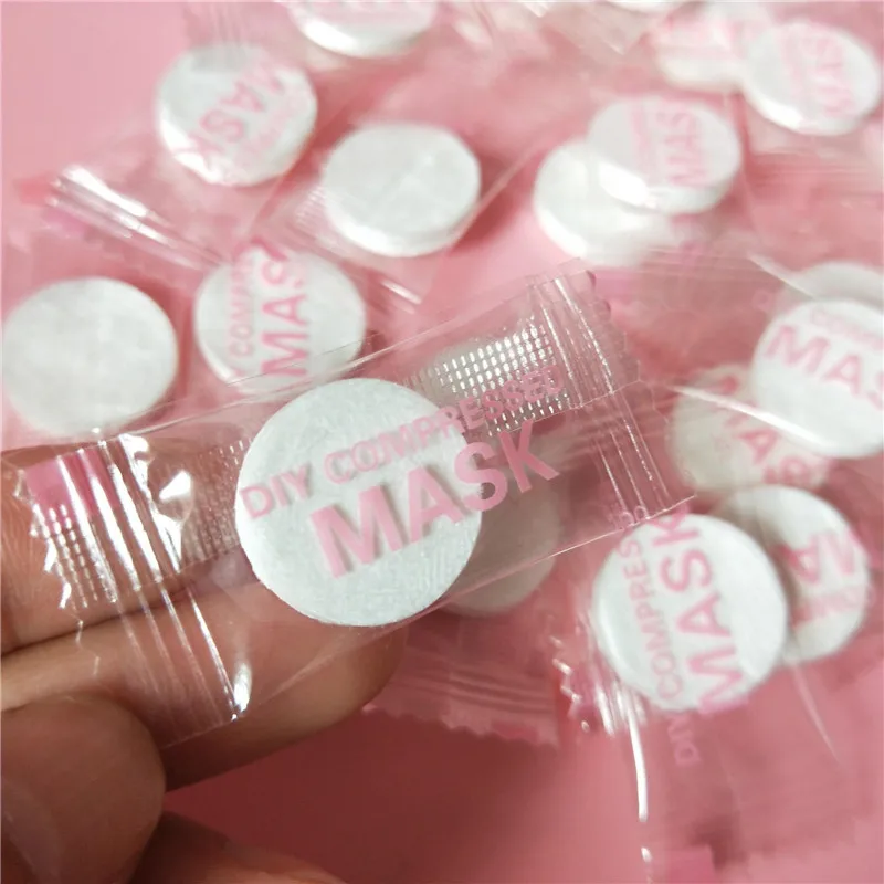 100pcs / pack Compressed Mask DIY Spunlace Cotton Facial Mask Natural Skin Care Compressed Face Mask Wrapped Face Mask
100pcs / pack Compressed Mask DIY Spunlace Cotton Facial Mask Natural Skin Care Compressed Face Mask Wrapped Face Mask