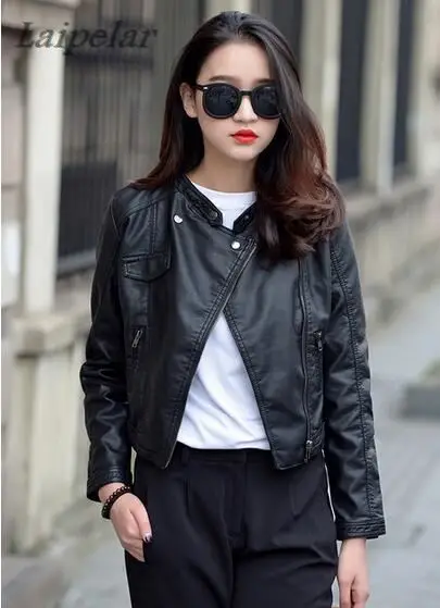 Jaqueta De Couro Spring Feminina Women Jacket Autumn Motorcycle PU Leather Jacket Coat Short Diagonal Zipper Outerwear Coats
Jaqueta De Couro Spring Feminina Women Jacket Autumn Motorcycle PU Leather Jacket Coat Short Diagonal Zipper Outerwear Coats