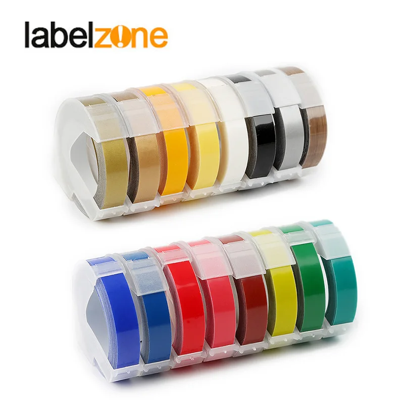 20 colors 3Rolls/lot 3D 9mm PVC Embossing Label Tape Compatible Dymo 1610 12965 Manual Label printer for Motex E101 Label Makers
20 colors 3Rolls/lot 3D 9mm PVC Embossing Label Tape Compatible Dymo 1610 12965 Manual Label printer for Motex E101 Label Makers
