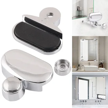 Newest 4 Pcs Glass Clamp Bathroom Mirror Clips Zinc Alloy Glass Clip Shelf Support Brackets Holder
Newest 4 Pcs Glass Clamp Bathroom Mirror Clips Zinc Alloy Glass Clip Shelf Support Brackets Holder