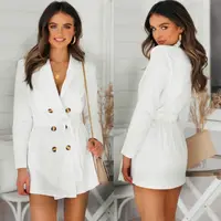 Autumn Winter New Women Long Overcoat Fashion Bandage Tunic Windbreaker OL Chic Casual Slim Double Breasted Trench Coat image