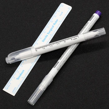 10Pcs Surgical Skin Marker Eyebrow Marker Pen Tattoo Skin Marker Pen with Measuring Ruler Microblading Positioning Tool
10Pcs Surgical Skin Marker Eyebrow Marker Pen Tattoo Skin Marker Pen with Measuring Ruler Microblading Positioning Tool