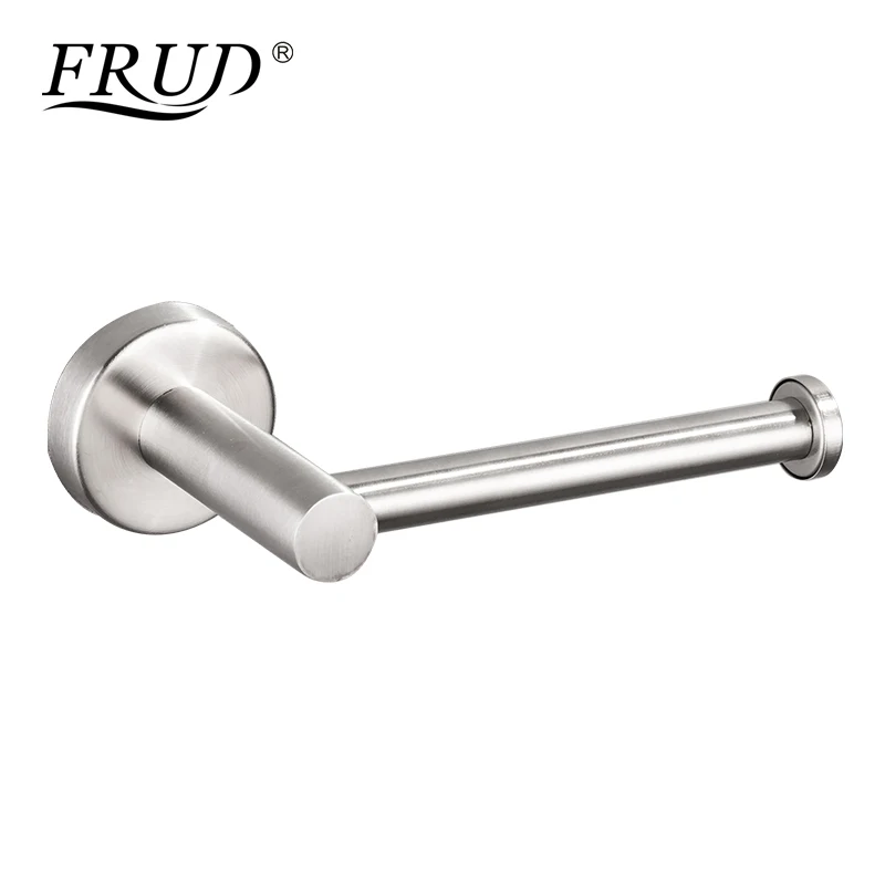FRUD High Quality Toilet Paper Holder 304 Stainless Steel Wall Mounted Simple Toilet Paper Hook Bathroom Accessories Y14007
FRUD High Quality Toilet Paper Holder 304 Stainless Steel Wall Mounted Simple Toilet Paper Hook Bathroom Accessories Y14007