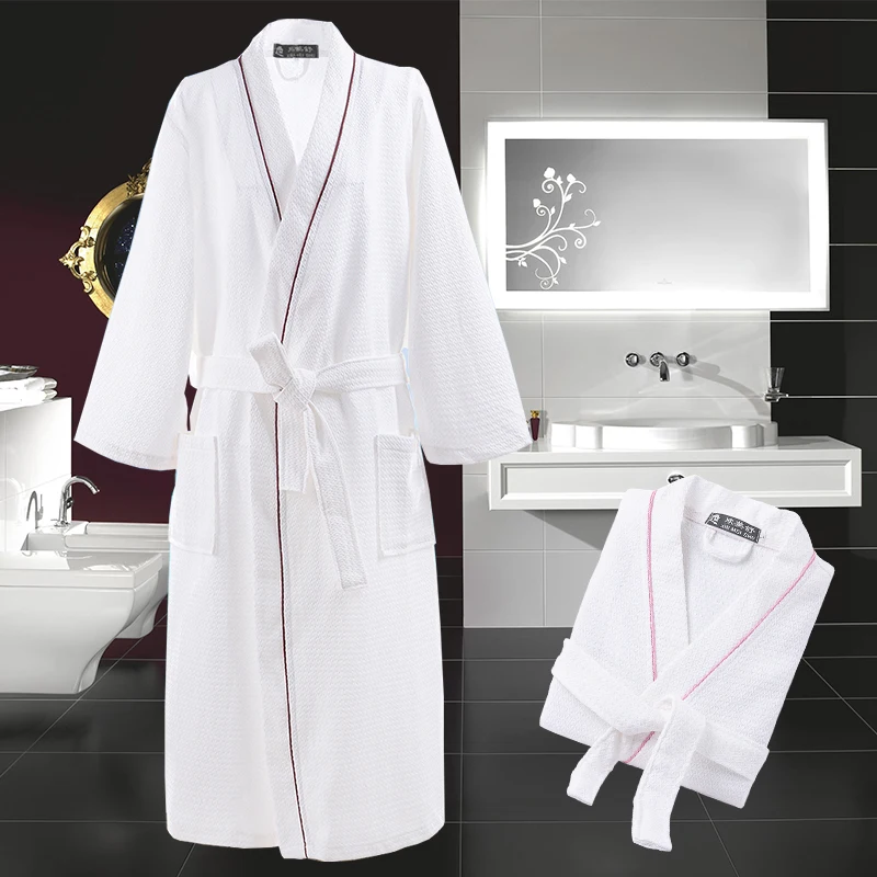 Kimono Bathrobe Women Female Cotton Waffle Robe Solid Color Women Nightgown Long Soft Robe High Quality Night Dress Sleepwear
Kimono Bathrobe Women Female Cotton Waffle Robe Solid Color Women Nightgown Long Soft Robe High Quality Night Dress Sleepwear
