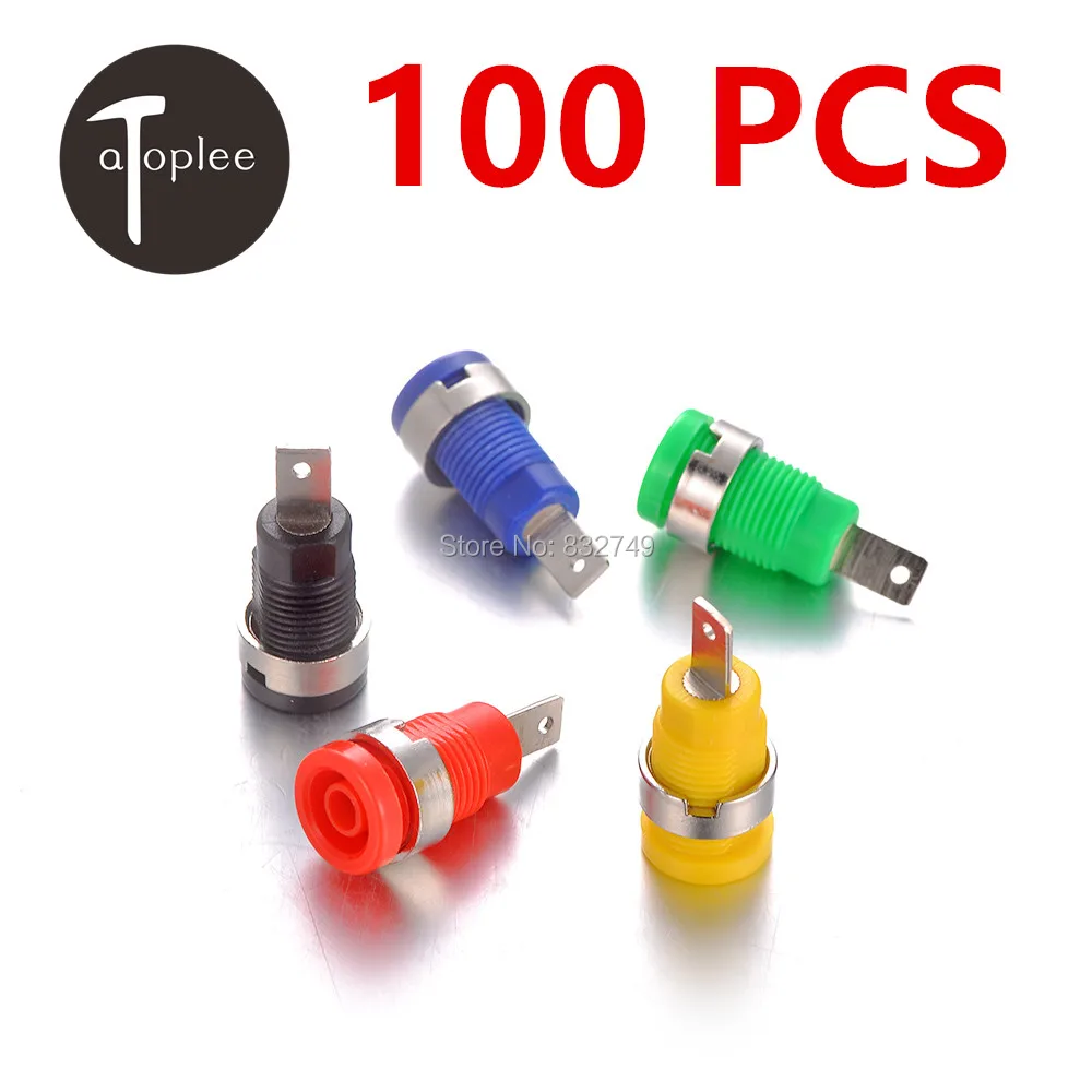 100 PCS Good Quality Binding Post Banana Jack Socket Panel Mount for Safety Protection Plug 5 Colors Free Shipping
100 PCS Good Quality Binding Post Banana Jack Socket Panel Mount for Safety Protection Plug 5 Colors Free Shipping