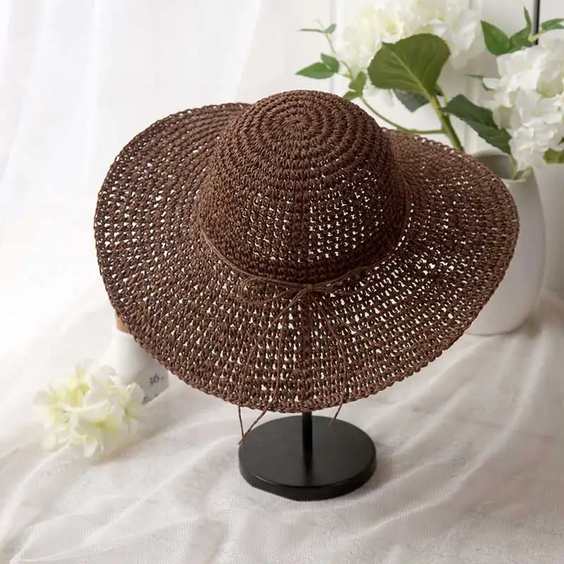 FLYBER Summer Hat For Women Brief Solid Wide Brimmed Straw Hat UV Protection Foldable Female Beach Cap Chapeu Feminino beach hat
FLYBER Summer Hat For Women Brief Solid Wide Brimmed Straw Hat UV Protection Foldable Female Beach Cap Chapeu Feminino beach hat