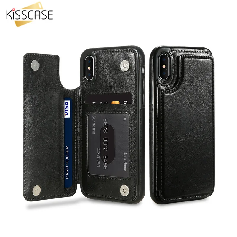 KISSCASE PU Leather Card Slot Case For iPhone 8 Plus 8 7 Full Protection Holder Stand Case For iPhone 7 6S 6 Plus XS X Capinhas
KISSCASE PU Leather Card Slot Case For iPhone 8 Plus 8 7 Full Protection Holder Stand Case For iPhone 7 6S 6 Plus XS X Capinhas