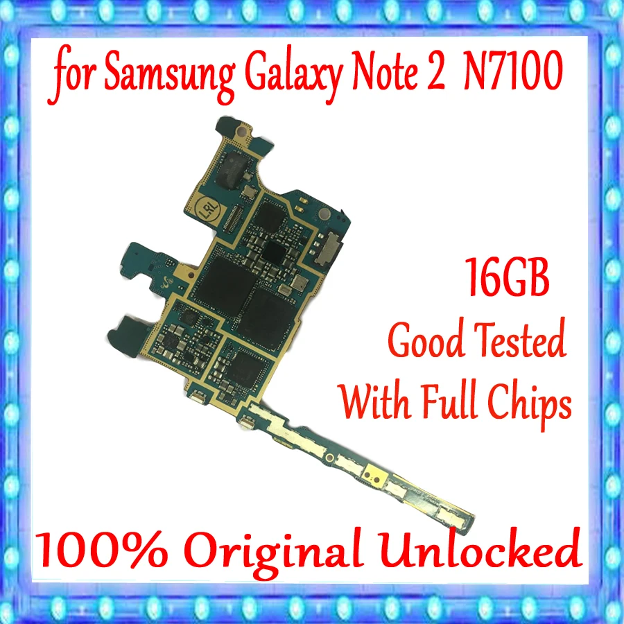 Europe Version Unlocked & 100% Original Main Board For Samsung Galaxy Note 2 N7100 Motherboard with Full Chips
Europe Version Unlocked & 100% Original Main Board For Samsung Galaxy Note 2 N7100 Motherboard with Full Chips