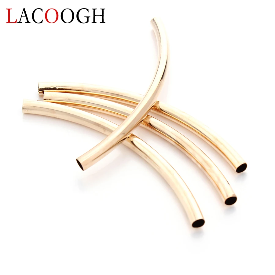 Wholesale 20pcs /lot 80mm length Hole 4mm Gold Color Tube Spacer Beads Connectors Beads For DIY Bracelet Jewelry Material
Wholesale 20pcs /lot 80mm length Hole 4mm Gold Color Tube Spacer Beads Connectors Beads For DIY Bracelet Jewelry Material