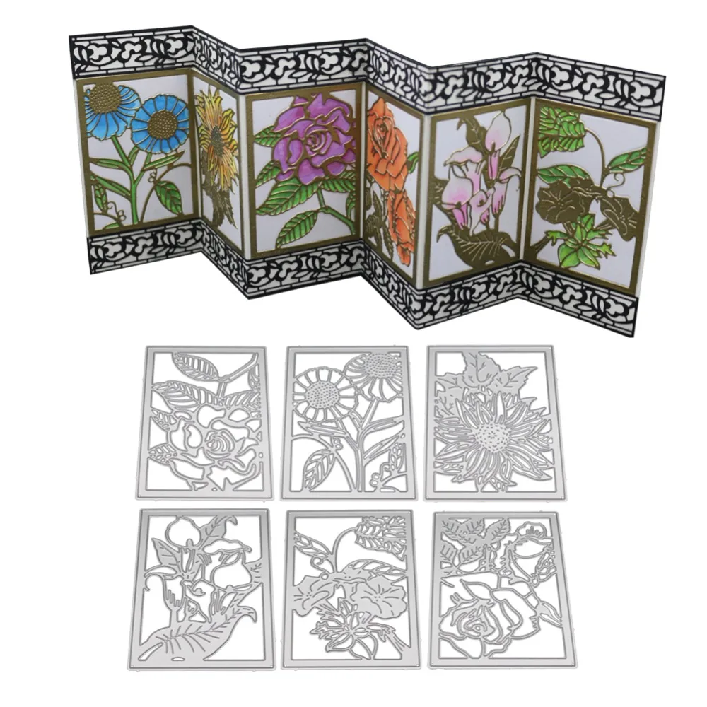 6 Pcs Flowers Frames Metal Cutting Dies For DIY Scrapbooking Card Making Album Stencil Embossing Clear Stamps And Dies Sets 2019
6 Pcs Flowers Frames Metal Cutting Dies For DIY Scrapbooking Card Making Album Stencil Embossing Clear Stamps And Dies Sets 2019