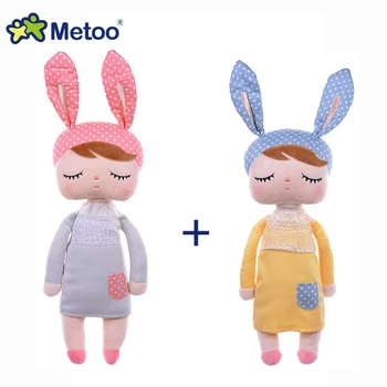 2pcs/lot Metoo Doll Stuffed Toys Plush Animals Soft Kids Baby Toys for Girls Children Boys Birthday Kawaii Cartoon Angela Rabbit
2pcs/lot Metoo Doll Stuffed Toys Plush Animals Soft Kids Baby Toys for Girls Children Boys Birthday Kawaii Cartoon Angela Rabbit