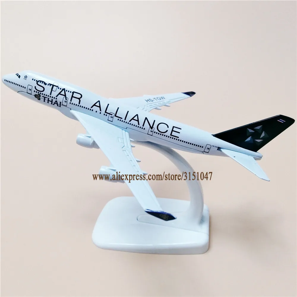 16cm Alloy Metal Air THAI Star Alliance B747 Airlines Airplane Model Boeing 747 Airways Plane Model Aircraft Kids Gifts
16cm Alloy Metal Air THAI Star Alliance B747 Airlines Airplane Model Boeing 747 Airways Plane Model Aircraft Kids Gifts