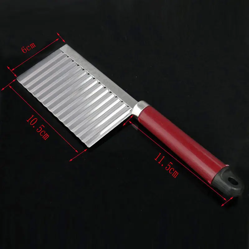 Stainless Steel Plastic Potato Wavy Edged Knife Handle Kitchen Gadget Vegetable Fruit Cutting Peeler Cooking Tool Accessories
Stainless Steel Plastic Potato Wavy Edged Knife Handle Kitchen Gadget Vegetable Fruit Cutting Peeler Cooking Tool Accessories